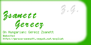 zsanett gerecz business card